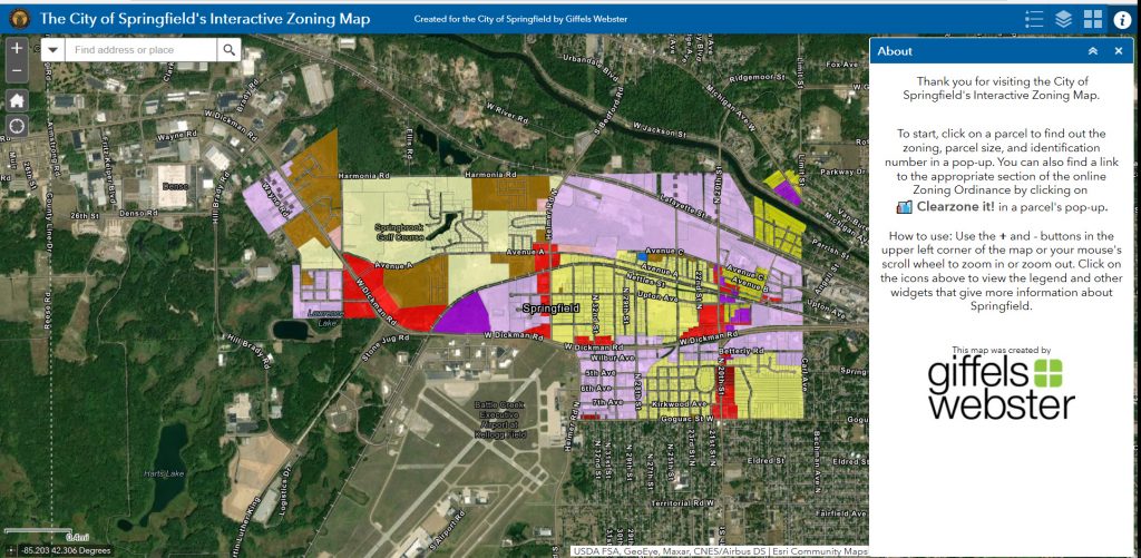 Clearzoning Interactive Map